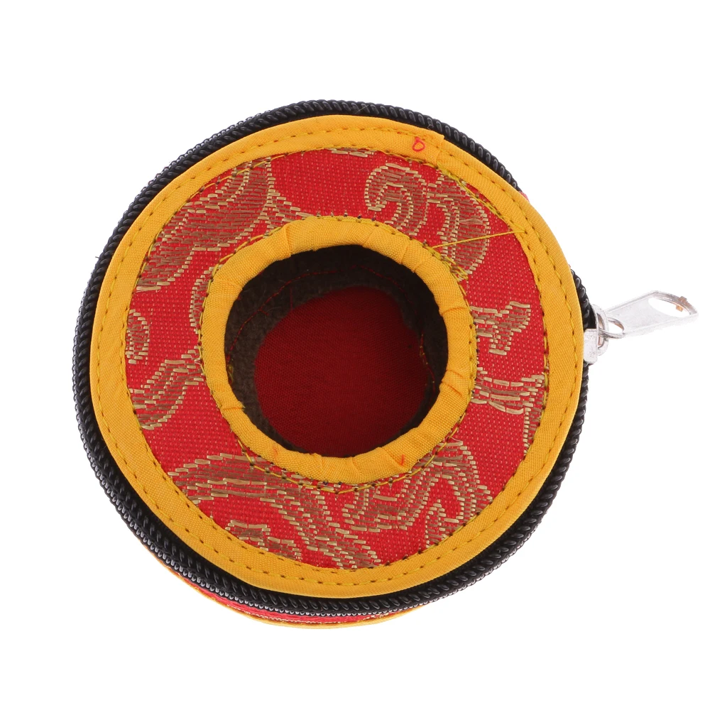 

One Pair Brass Finger Cymbals Belly Dance Costume Accessories with Storage Box