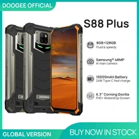 DOOGEE S88 Plus Rugged SmartPhone 48MP Main Camera 8GB RAM 128GB ROM IP68/IP69K smart phone Android 10 OS Global version 1