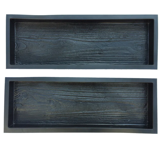 Diy Beton Penész Szimuláció Fa Burkolat Lépcsőfok Gabona Kerti Dekorációs Szerszámok - Image 4