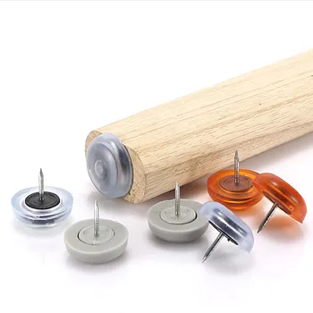 

20pcs Rubber Chair Leg Pads Floor Protector For Coffee Table sofa desk Non-slip Mute Round with Screws Furniture Legs Hardware