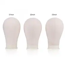 21/22/Гавайская гитара 23 дюймов парусины модель парика делая манекен головы шляпу Головные уборы Кепки Дисплей Манекен Модель аксессуары для волос