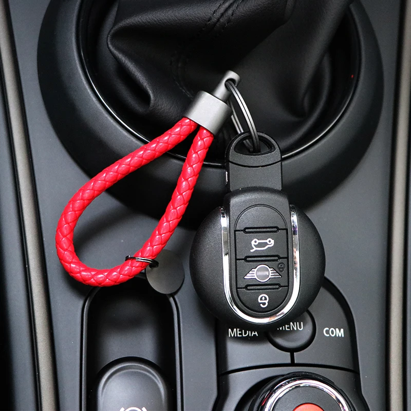 Кожаный брелок с логотипом для BMW MINI Cooper S F54 F55 F56 F60 R55 R56 R60 Clubman Countryman, брелок для ключей, аксессуары для стайлинга автомобилей