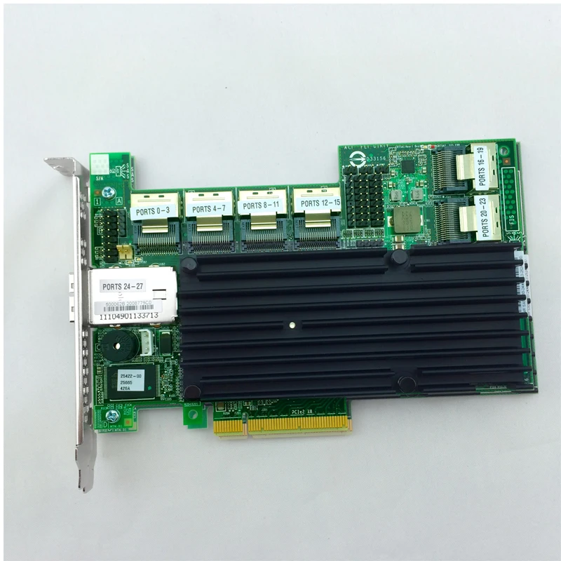 

Avago LSI MegaRAID 9280-24i4e LSI00211 New 28 port 512MB cache SFF8087 6Gb RAID0.1.5.6 PCI-E 2.0 X8 Controller Card