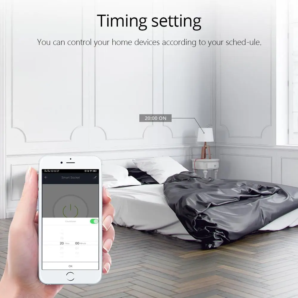 Умный настенный выключатель Tuya Smart Life Wi Fi 1/2/3 кнопочный 1 канал для Google Home Amazon Alexa /RF