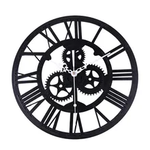 Скандинавские креативные акриловые шестерни большие Diy настенные часы Ретро Художественный Стиль Гостиная индивидуальные часы настенные круглые односторонние шестерни