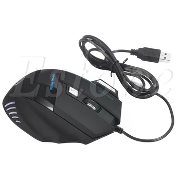 

5500 DPI 7 Buttons LED USB Optical Wired Gaming Mouse For Pro Gamer Hot