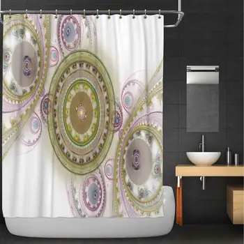 

Abstract sokjeffpunk Design Shower Curtain,Mechanical Design for Bathroom,36''W x 72''H