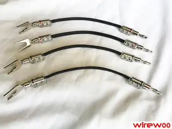 

Hi-End wirewoo A Set of 4 PCS Speaker Terminal Jumper Cables-18cm