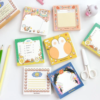

Jiyu cute rabbit memo pad diy message note paper notepad pack Wholesale