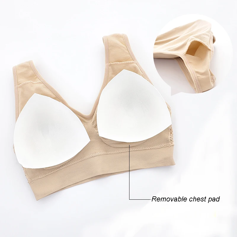 Women Breathable Sport Bra Top Women Hollow Out Cross Shockproof Push Up Yoga Bras For Fitness Running Gym Vest Top S-3XL