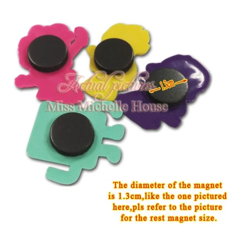1pcs PVC Cute Cartoon Magnet Fridge Souvenir Lovely Dinosaur Decorative Magnets Magnets for Refrigerators