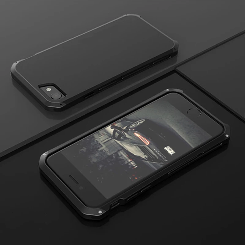 Metal Bumper Shockproof Case for iPhone 14 Pro Max 13 Pro Max 11 360 Full Protection Hard PC Cover 5 SE 6s 7 8 Plus X XR XS MAX