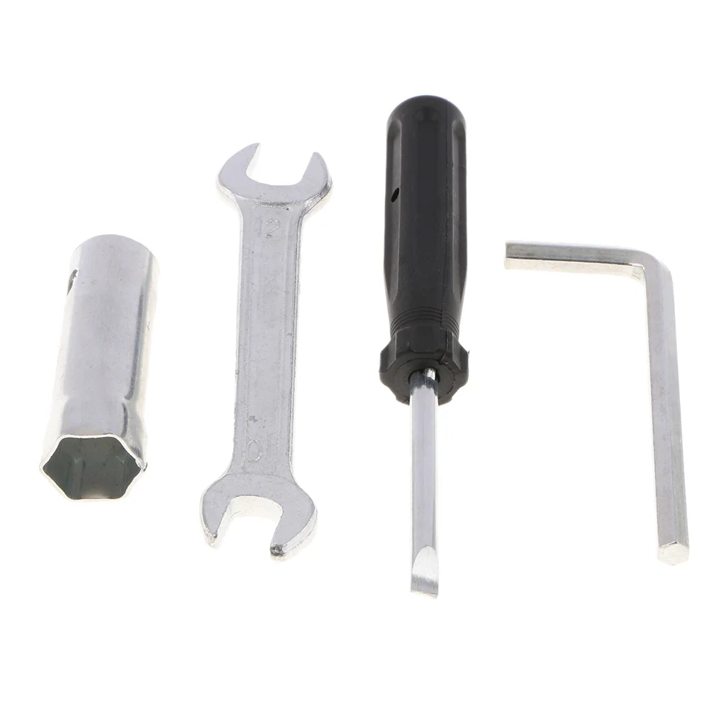 4Pcs Vehicle Repair Tool Set Spanner Socket Metric Hex Key Wrench Kit