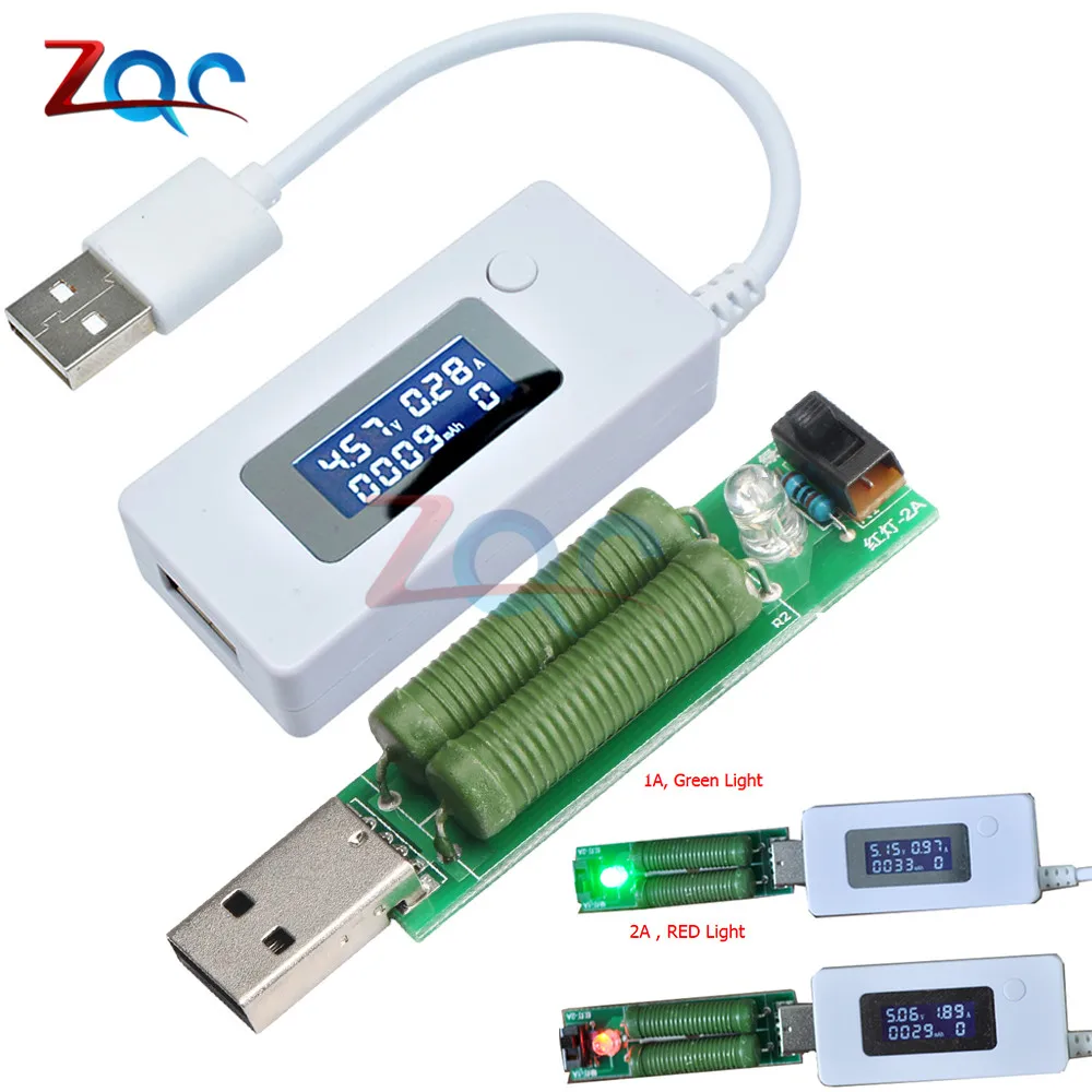 USB LCD Detector Voltmeter Ammeter Tester Meter Voltage Current Charger Monitor 