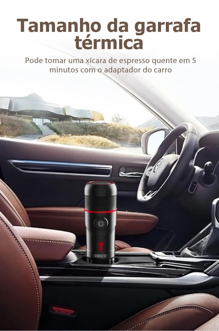 carro, dc12v expresso fabricante nexpresso dolce pod cápsula café em pó h4