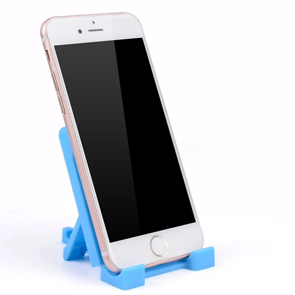 Универсальный пластиковый держатель для телефона Подставка для iPhone 7 8 X для samsung для смартфона Xiaomi Candy Кронштейн для мобильного телефона - Цвет: 1PCS