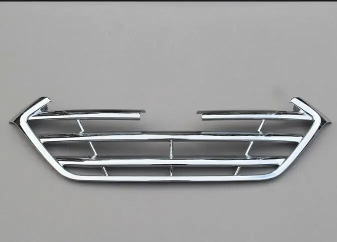 

car-styling case For Hyundai Tucson 2016 2017 ABS Chrome Front Grille Cover Trim accessories car styling