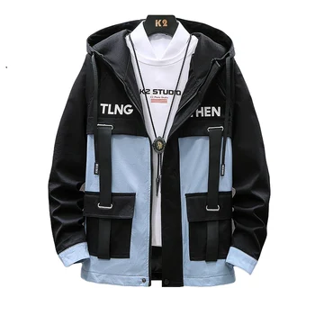 

High quality Men's jacket Hooded Fashion Slim spring autumn new Coat men's jackets Mens clothing Outwear