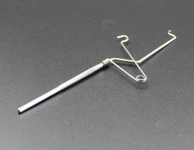 

Maiwei Stainless Steel Knotter Nodules Hook Fly Tied System Tool FLY Tying Whip Finisher 01