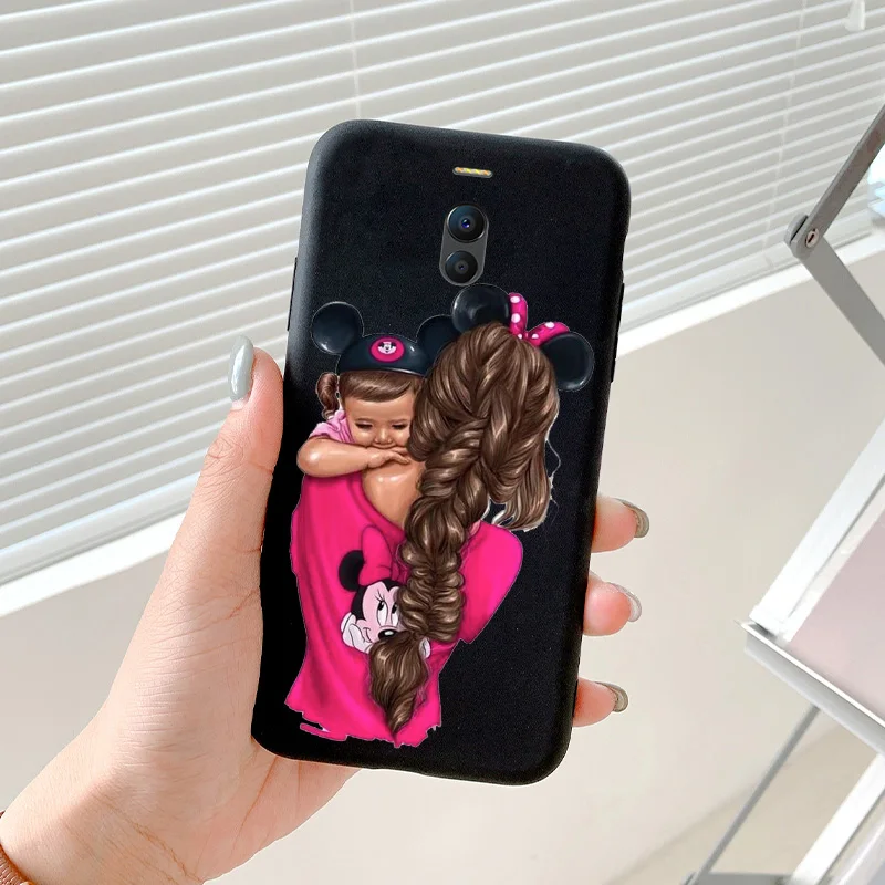 cases for meizu back For Meizu Note 3 5 6 Case Fashion Mother And Daughter Protective Shell Painted Soft Silicone Shockproof Phone Back Cover cases for meizu belt Cases For Meizu