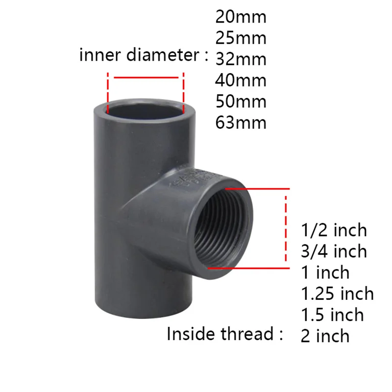 Pvc Threaded Tee Fitting Online Australia leaderland.academy