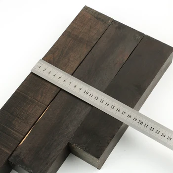

African Ebony Blackwood knife handle's material beautiful big sizes turning wood blanks lathe DIY wood lumber