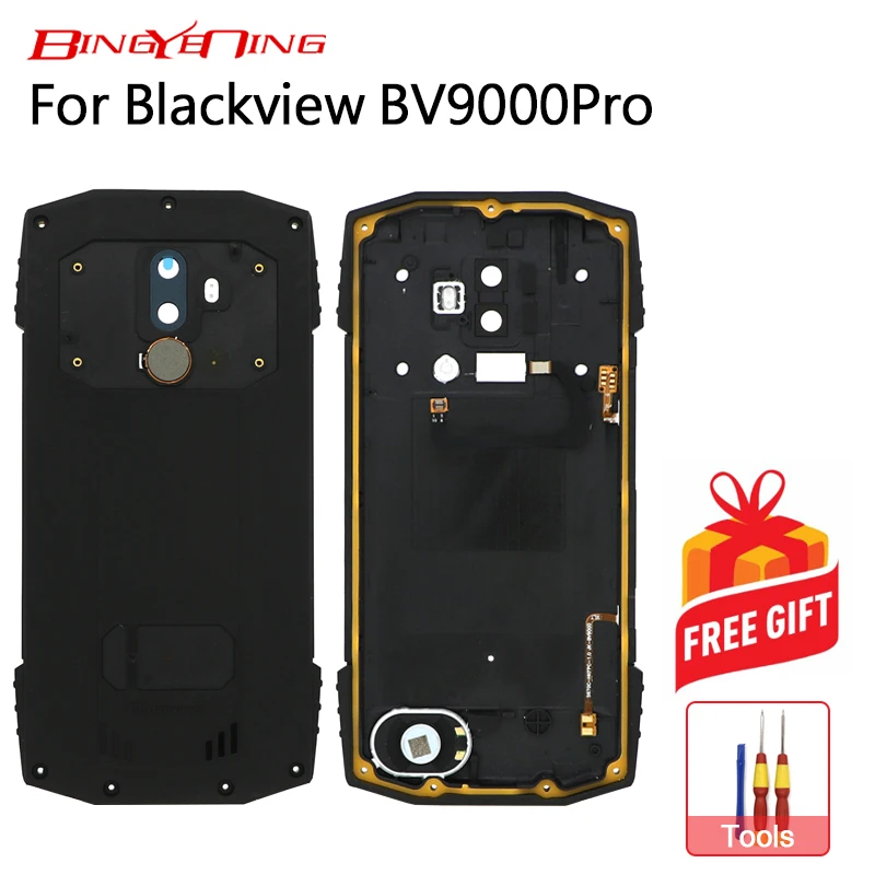 BingYeNing, чехол для Blackview BV9000/BV9000 Pro, защитный чехол для батареи, задняя крышка+ громкоговоритель+ отпечаток пальца