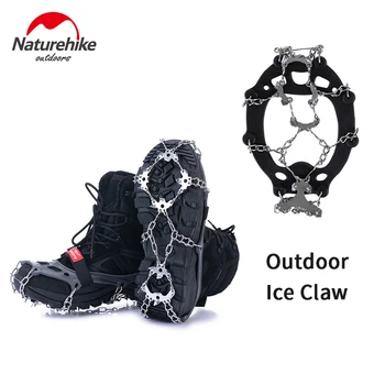 

Naturehike 13-19 Teeth Snow Claw Explore Simple TPE Snow Climbing Equipment Antiskid Spike Chain 420 Stainless Steel Teeth