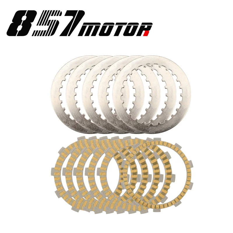 Clutch Friction Disc Plate Kit For Yamaha Ybr250 Ybr 250 Motorcycle