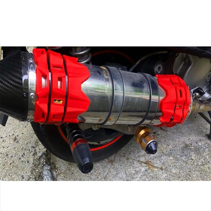 Универсальный глушитель выхлопной трубы мотоцикла защита от падения кольцо-глушитель протектор для Husqvarna Ktm Мотокросс мото