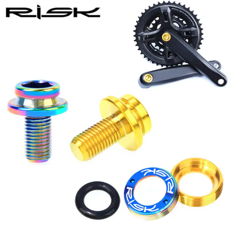 RISK Titanium M8 * 15 мм MTB велосипедный Нижний Кронштейн болты водонепроницаемый