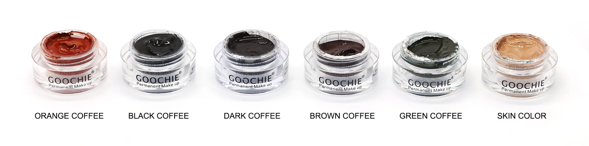 Tattoo Ink Pigment Goochie Eyebrows Microblading Manual Pen Ink Paste Permanent Makeup