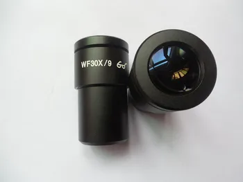 

2 PCS 30X Widefield Eyepiece Lens WF30X 9mm High Eye Field Eyepoint Ocular for Stereo Microscope