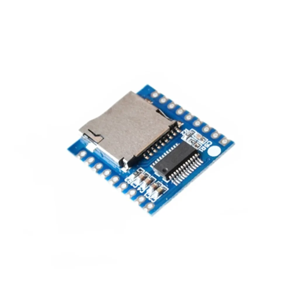 Голосовой модуль управления последовательным портом MCU IO control SD/TF card MP3 player board XY-V17B