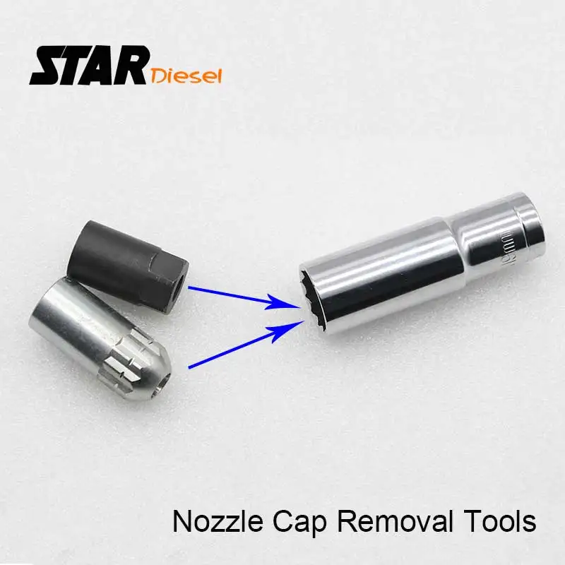 

Star Diesel Injector Nozzle Nut Removal Tool E1024092 Assemble Disassemble Retaining Nut Installation Tools for Bosch Spray Cap
