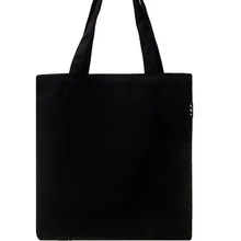 Микро сумка на плечо/ручная сумка черный и белый Японский Корейский Ulzzang стиль корейский стиль сплошной цвет модная Холщовая Сумка