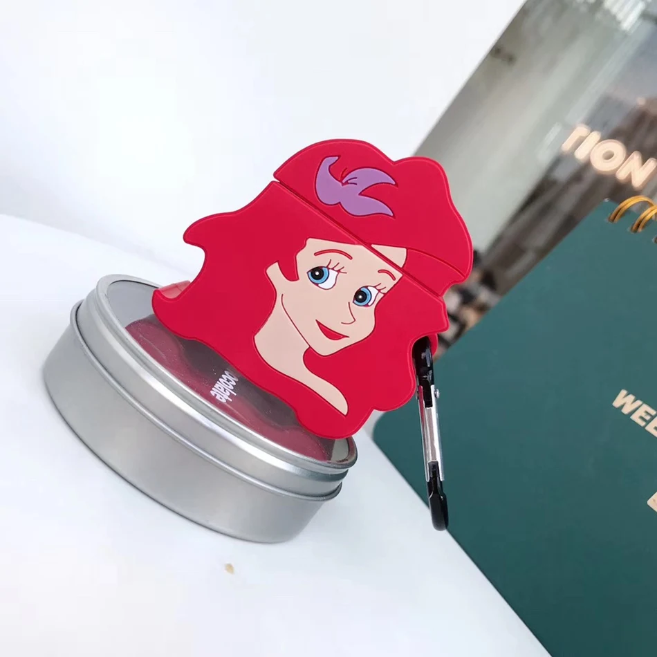475 P 3D чехол для наушников s для AirPods, силиконовый чехол с милым мультяшным щенком для Apple Air pods 2, забавный чехол для наушников, кольцевой ремешок - Цвет: 475 P
