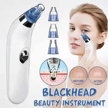 

New Portable Electric Suction Blackhead Acne Pore Cleanser Beauty Instrument Facial Skin Care ToolElectric Blackhead Remover