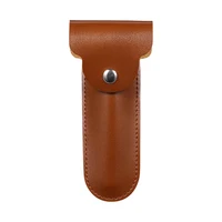 Razor Case Travel  Holder Manual Double Edge Safety Razors Container PU Leather Bag 1