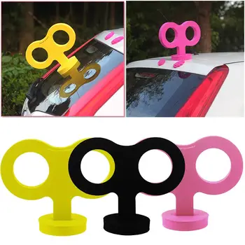 

Professional DIY Car Roof Decoration Big Clockwork Toys For Vehicle Exterior Decoration Black Pink Yellow Optional 9.06x12.05in