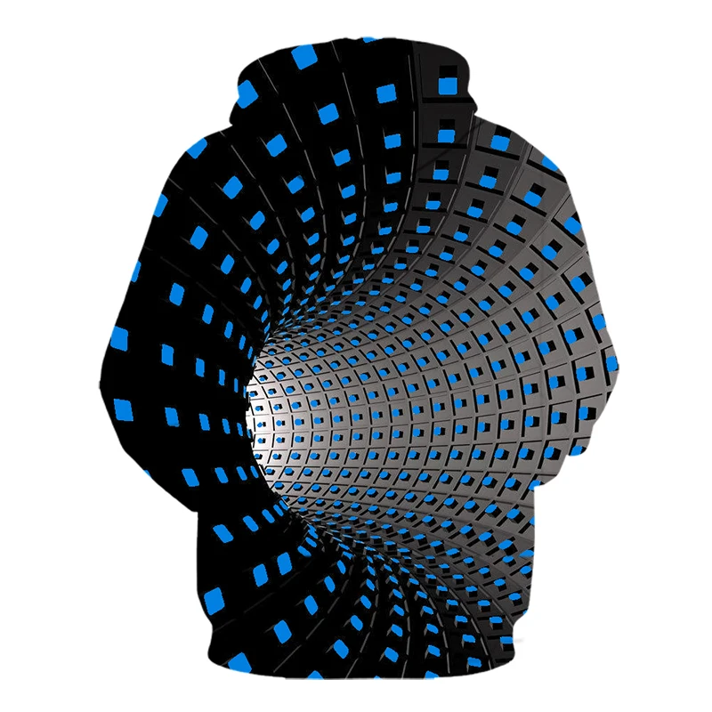 Günstige Pop Punk Hip hop Dizzy Kunst 3D Sweatshirt Frauen Männer Pullover hoodies Oberbekleidung lose tops Psychedelic Vortex Kleidung