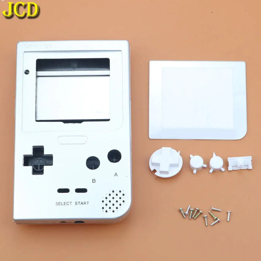 JCD 1 шт. пластиковый Полный Чехол Корпус Замена корпуса для Gameboy Карманная игровая консоль для GBP Оболочка Чехол с кнопками комплект
