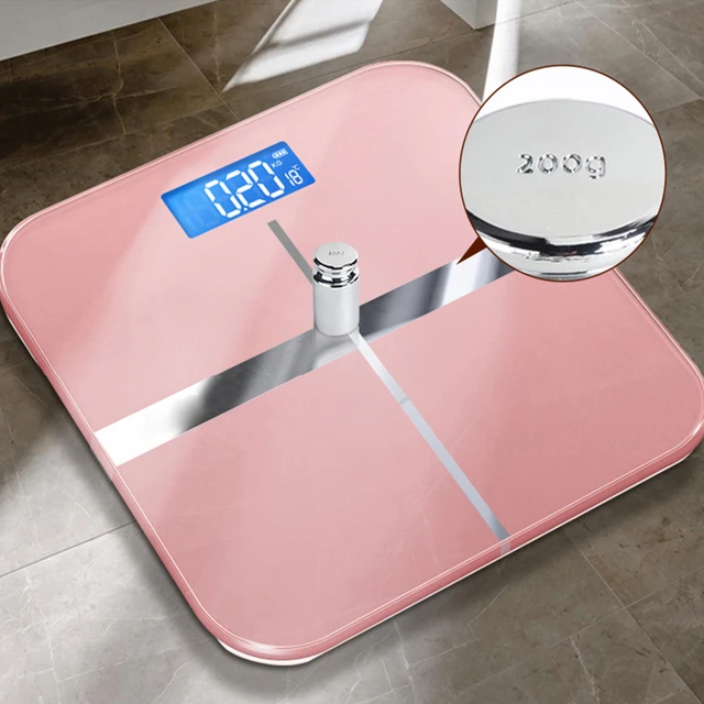 Body Weight Scales Bathroom Scale Floor Body Scales Digital Body Weight  Scale LCD Display Glass Smart Electronic Scales - AliExpress