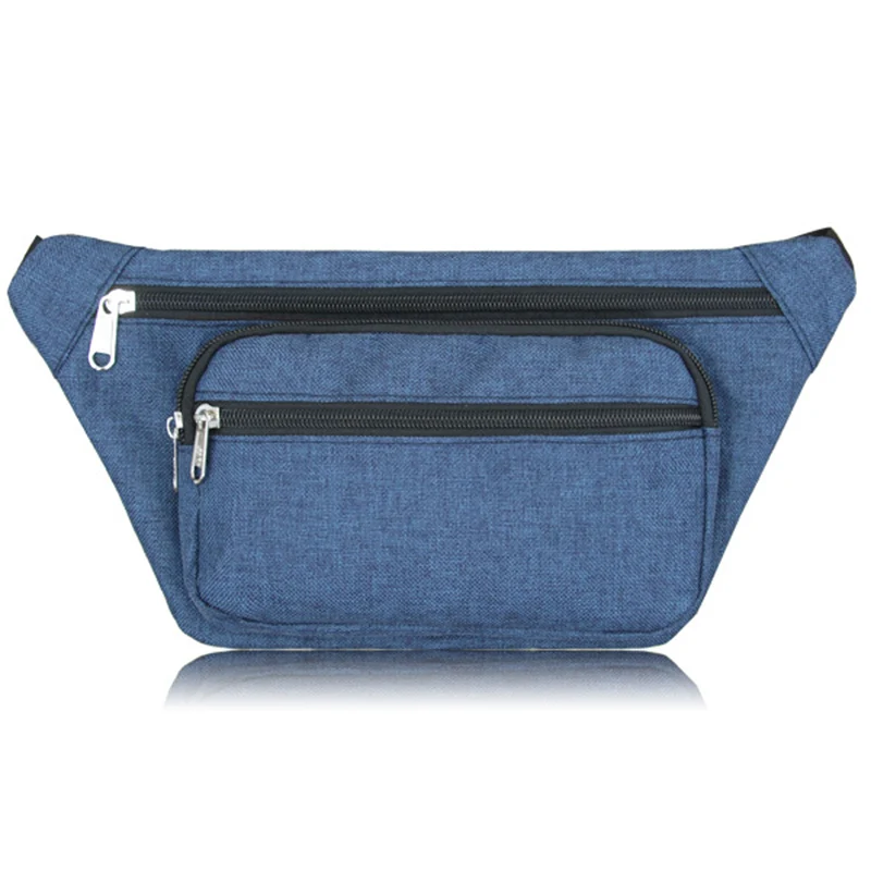 Blue waist bag Водонепроницаемая поясная сумка унисекс для отдыха нагрудная сумка поясная сумка трендовая уличная сумка через плечо многофункциональная Дамская поясная сумка для телефона - Цвет: Blue waist bag