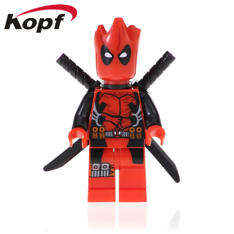 

XH 1008 Single Sale Building Blocks Joker Deadpool Iron Man Hulk Bricks Figures Model Action Learning Children Toys Gift