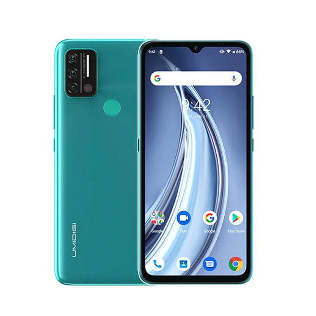 UMIDIGI A9 Global Version 3GB+64GB Android 11 13MP AI Triple Camera Octa Core Helio G25 6.53" HD+ 5150mAh Dual SIM Smartphone best pocophone for gaming UMIDIGI