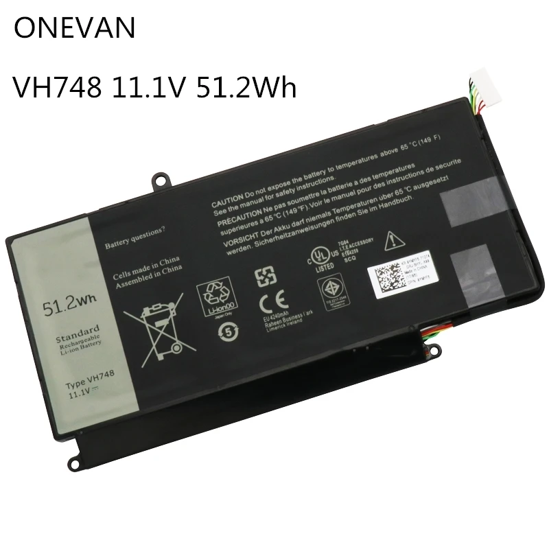 ONEVAN VH748 Аккумулятор для ноутбука DELL Vostro 5460 5470 5560 14 5480 для Inspiron 14 5439 V5460D-1308 V5460D-1318 5470D-1328