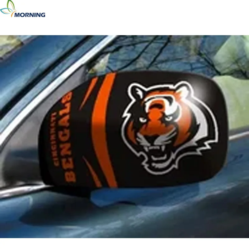 Китай Оптовая Полиэстер Печатный гарфический автомобильный зеркальный чехол