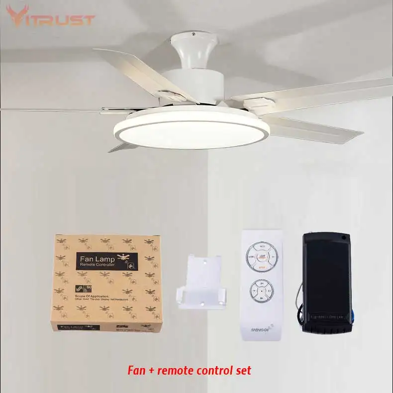ceiling mold white Скандинавский потолочный вентилятор с световыми комплектами 36 46 56 дюймов промышленный круглый веер с пультом дистанционного управления тихий энергосберегающий вентилятор - Цвет лезвия: ceiling mold white
