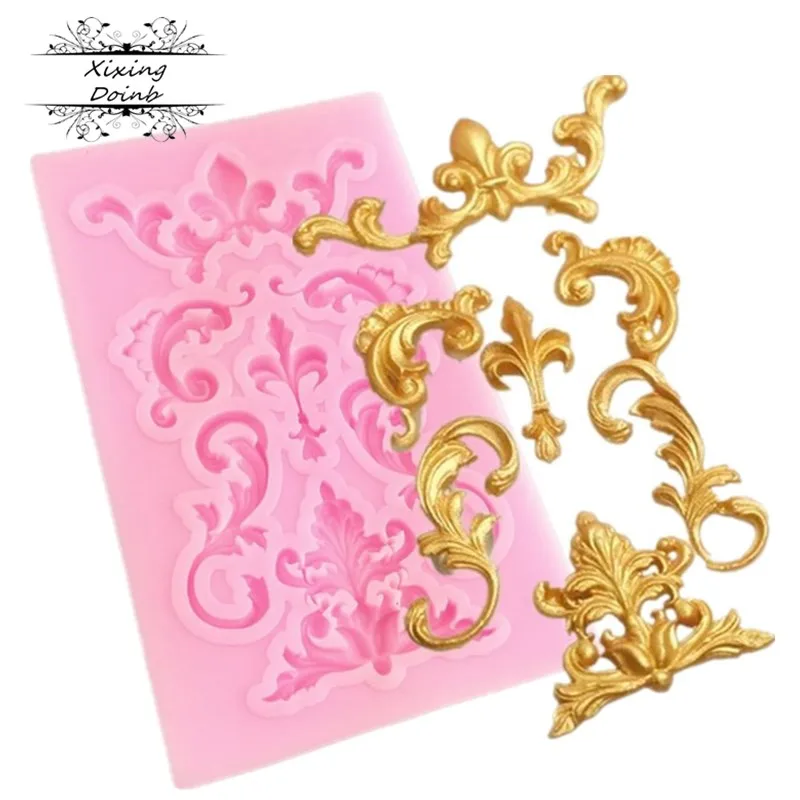 

Xixing 1 piece Border silicone mold fondant mold cake decorating tools chocolate gumpaste mold